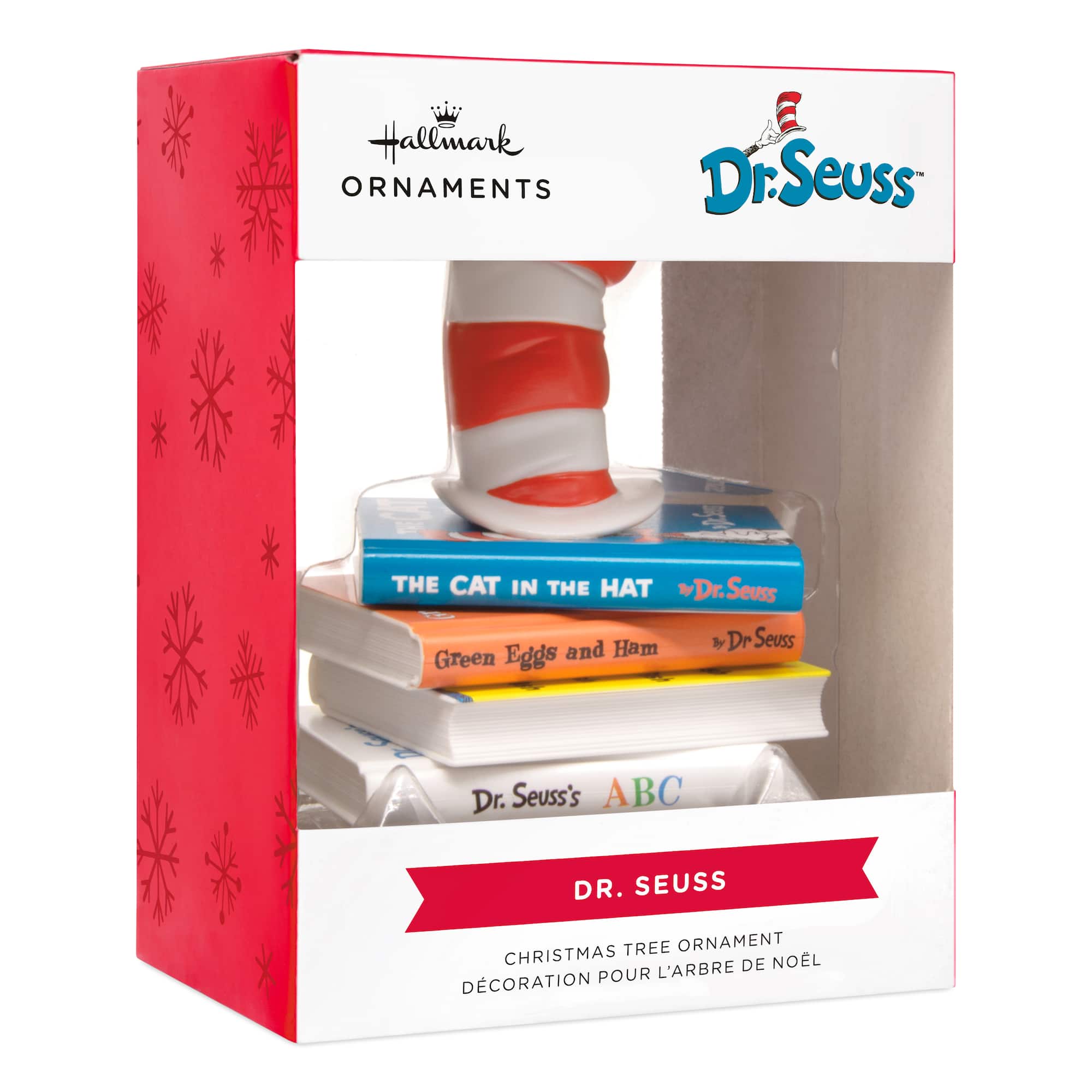 Hallmark Dr. Seuss™ 3.25" Hat on Books Ornament
